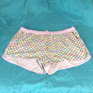 Torrid pink mermaid sleep shorts